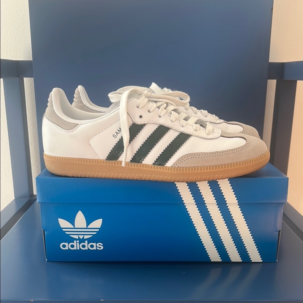 Adidas Samba - White and Green